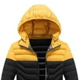 thumbnail image 4 of FDGIU Men's Versatile Quilted Puffer Jacket, Hooded Winter Coat with Hood, Warm Windproof Insulated Outerwear, 4 of 4