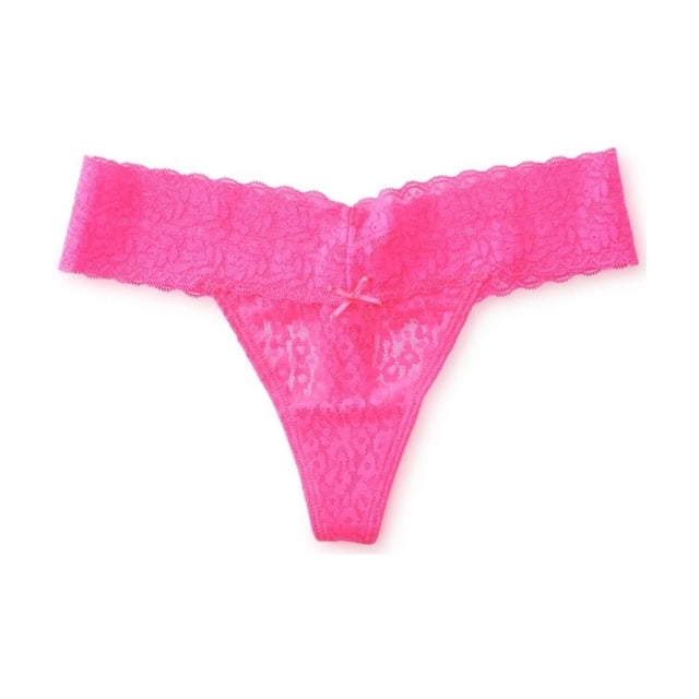 Aeropostale Lacey Cheetah Tanga para mujer, rosa, mediano Aeropostale Cintas