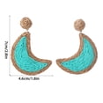 thumbnail image 4 of Pendientes colgantes vintage Sonducket para novias accesorio Verde claro, 4 of 6
