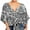 White tops for women, variant on Usmixi Womens Tops Plus Size Tie-Knotted Front Lightweight Pullover Shirts Summer Casual 3/4 Sleeve V-Neck Striped Print Blouse Black XXL