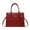 Red square, variant on Luxury Elegance.Vintage Red Checkered Embossed Women's Handbag, Exquisite Heart-shaped Pendant Shoulder & Crossbody Bag - Fashion-forward, Versatile for All Occasions, Premium Textured Craftsmanship