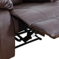 thumbnail image 2 of Semi PU and PVC 3-Seat Sofa - Modern Sofa with Intelligent Functions, Solid Wood Frame, and High-Quality Sponge for Living Room, 2 of 11