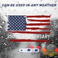 thumbnail image 5 of America 250th Anniversary Decal The Independence of USA Sticker 1776-2026 American Flag Decal, United States Patriotic Vinyl Bumper Sticker for Water Bottle Tumbler Helmet Car Windows (M-40x40cm), 5 of 6