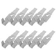 thumbnail image 6 of Zehuanyu 10pcs Shelf Clips Supports Clip Heavy Duty Metal Shelving Brackets Clips for Bookcase and Kitchen Cabinet, 6 of 8
