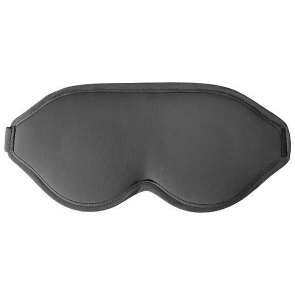 Sleep Eye Mask for Men Women, Zero Eye Pressure 3D Sleeping Mask 100% Light Blocking Design, Resist Dark Circles and Puffiness, Soft and Comfortable Eye Shade Cover for Travel (Gray)