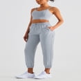 thumbnail image 5 of LYMAYTER Women Casual Pants Stretch Comfy Yoga Pants Loose Lightweight Joggers Pants S-XL, 5 of 8