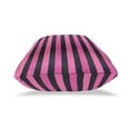 thumbnail image 4 of Black Pinkish Narrow Stripes Throw Pillow Covers Pillowcases 16 x 16 Inch Home Decor 2 Packs for Bedroom Sofa, 4 of 6