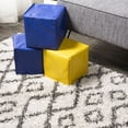 thumbnail image 5 of JONATHAN Y LONDON SHAG 3 x 5 Area Rug, Algaida Moroccan Diamond - Beige/Dark Gray, SHG104A-3, 5 of 10