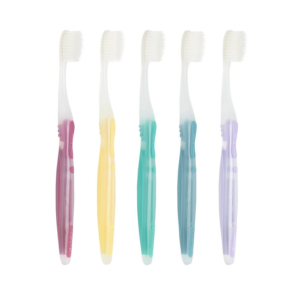 Nimbus® Microfine® Toothbrush COMPACT size, Pkg. of 5 "Colors Vary