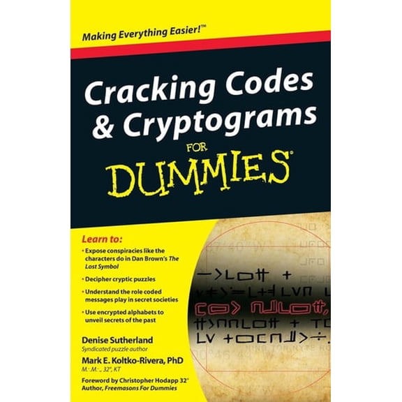 Pre-Owned Cracking Codes and Cryptograms for Dummies (Paperback) 0470591005 9780470591000