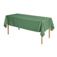 thumbnail image 2 of 4 Pack Sage Green Plastic Tablecloth Disposable Table Covers for Parties Bridal Shower Birthday Engagement Wedding, Fits 6 to 8 Foot Rectangle Tables (54 × 108 Inch)", 2 of 7