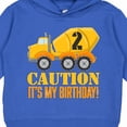thumbnail image 3 of Inktastic 2nd Birthday Construction Truck, Cement Mixer 2 Years Old Toddler Hoodie, 3 of 4