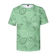 thumbnail image 1 of New Fruit 3D Digital Printing Summer Adult Short-sleeved T-shirt Support Customization, 1 of 5