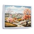 thumbnail image 2 of Designart "Countryside Early Spring horizon II" Landscapes Floater Framed Wall Decor, 2 of 7