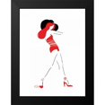 thumbnail image 2 of OnRei 12x14 Black Modern Framed Museum Art Print Titled - Work It Too, 2 of 5