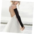 thumbnail image 2 of Koudindg Christmas Elegant Satin Fingerless Gloves - Elbow-Length Accessory for Holiday Parties, Weddings, Evening Events, Matches Bridal Gowns & Formal Wear, 2 of 8