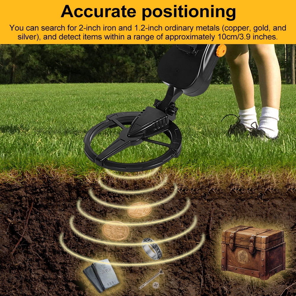 Tebru Metal Searching,1pc Deep Sensitive Metal Detector Searching Gold Digger Treasure Hunter, Treasure Hunter