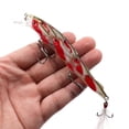 thumbnail image 4 of 2pc Long Casting Artificial Simulation Group Fish Lure, Slow Sinking Durable ABS Premium Bionic Plastic Hard Bait Fishing Accessories Ideal for Freshwater Saltwater Angling, 4 of 9