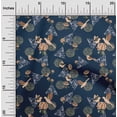 thumbnail image 2 of oneOone Polyester Spandex Blue Fabric Conversational Print Fabric For Sewing Printed Craft Fabric By The Yard 56 Inch Wide, 2 of 4