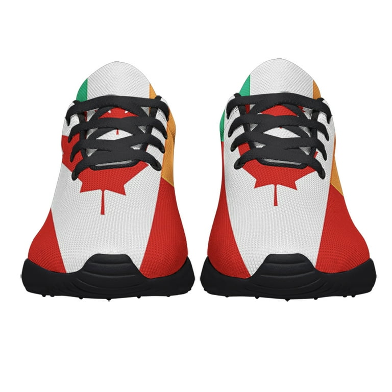 Ireland Irish And Canada Shoes Sneakers Black Size 12