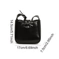 thumbnail image 4 of Bolso Hombro para Mujer Con Lazo Retro Mano Cuero PU (), 4 of 9