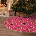 thumbnail image 4 of Salouo German Shepherd Dog Christmas Tree Skirt 36" Farmhouse Christmas Decorations Snowman Xmas Tree Skirt Tree Mat for Holiday Party Decor, 4 of 8