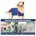 thumbnail image 3 of Blue Dog Post-Surgery Recovery Suit with Nylon Velcro Closure - Anti-Lick, Anti-Scratch Protection for Wound Healing - Easy On/Off Design - Size S (PD10037#) - Essential Pet Medical Apparel for, 3 of 6