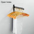 thumbnail image 1 of Support Mural Pliant Rétractable en Aluminium pour Buanderie Chambre, 1 of 8