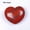 Red Jasper, variant on HOOUN 40mm Natural Crystal Quartz Love Heart Palm Stone Chakra Healing Reiki Ornament-Bloodstone