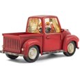 thumbnail image 3 of Roman 6-Inch Santa in Swirl Red Truck, Warm White Light, 3 of 5