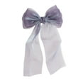 thumbnail image 4 of Unique Bargains 1 Pc Elegant Bow Ribbon Duckbill Hair Clips Hairdo Clip Purple, 4 of 5