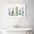 thumbnail image 4 of Bathroom Decor Wall Art Flowers Glass Jar Poster Floral in Mason Jar Bottles Farmhouse Picture Canvas Print Décor for Bathroom Bedroom Framed Artwork 12x16 inch, 4 of 6