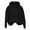 Black, variant on AherBiu Sweatshirt for Women Hoodie Lightfleece Lined Long Sleeve Tops Basic Casual Pullover