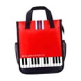 thumbnail image 2 of Bolsa impermeable con cremallera para libros de música, bolsa de almacenamiento portátil para atril, bolsa de libros de piano de tela Oxford para, 2 of 8
