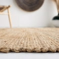 thumbnail image 4 of Safavieh Natural Fiber Gisselle Striped Area Rug, Green/Natural, 4' x 6', 4 of 11