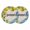 Beige, variant on Summer Lemon Round 13 Inch Placemats Set of 2, Coastal Starfish Shells Pastoral Floral Vintage HeatResistant Non Slip Place Mats for Dining Table, Wipeable Braided Kitchen Table Mats for Housewarming