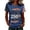 Red/White/Blue, variant on LINGLANG USA 4th of July Shirts for Women, 250th Anniversary 1776-2026 Shirt Casual Summer Crewneck Short Sleeve Patriotic American Flag Graphic Tees