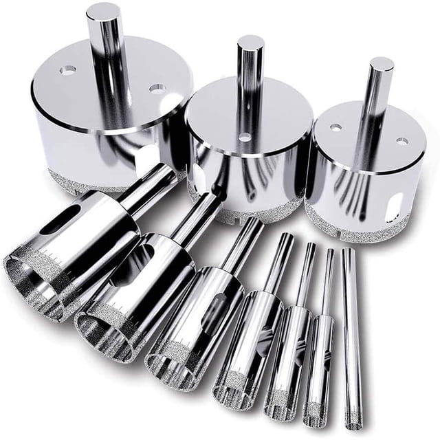 Diamond Drill Bit, Tile Hole Cutter, Diamond Saw For Solvent Tools For Glass, Porcelain, Ceramics, Granite Stone