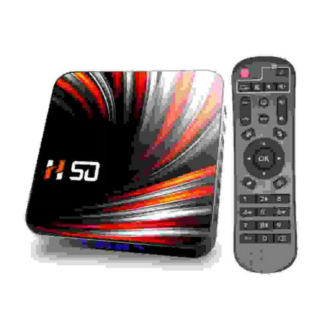 For Android Tv Box Android 10.0 4k 4gb 32gb 64gb Media Player 3d Video Smart Tv Box 4+64G_European plug