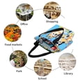 thumbnail image 6 of Kowoue Bluey Pattern Tote Bag Aesthetic Shoulder Bag, Grocery Tote with Shoulder Straps, Large Collapsible Tote with Protective Foam Lining, 6 of 6