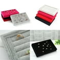 thumbnail image 4 of ZTTD 7 Slots Jewelry Ring Earrings Storage Box, Ring Organizer Display Case Jewelry Rings Earrings Holder Tray Showcase for Girls and Women, 4 of 4