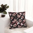 thumbnail image 6 of Yiaed Butterflies1 Print Pillow Covers Super Soft Decorative Square Throw Pillow Covers Case Cushion Covers for Sofa Couch Bedroom Car Decor（No pillow core）-16"x16", 6 of 7