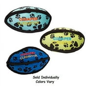 Gladiator Tough Football Dog Toys Triple Layer Durable Tosser Colors Vary 7.5"