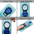 thumbnail image 3 of Sac d'Hydratation 2l, Pochette d'Hydratation Sans Bpa pour Sac à Dos, Sac à Boire Militaire avec Tube, Réservoir d'Eau Portable pour Randonnée, camping, Course, Vélo, 3 of 5