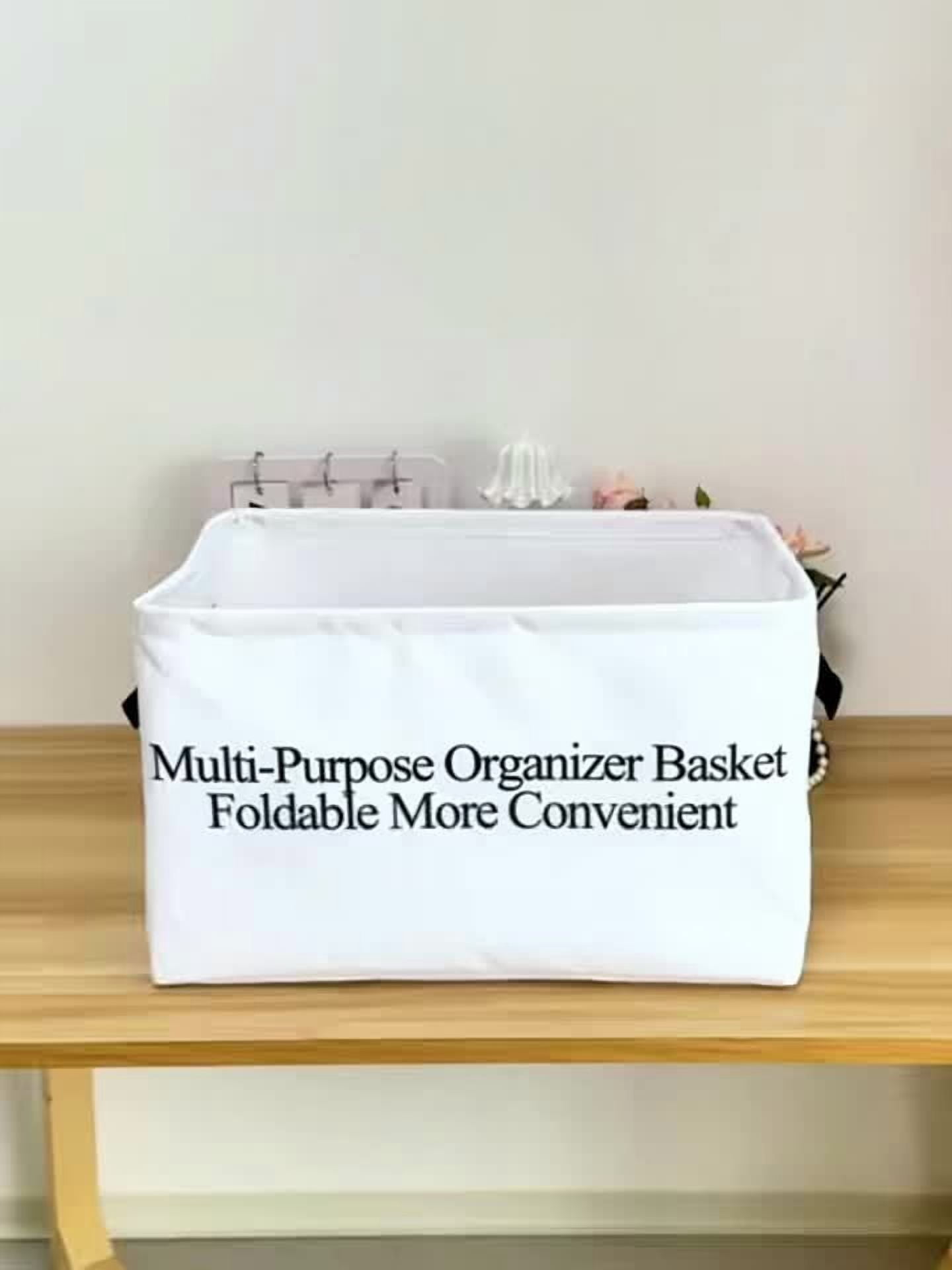 Spider Web Print Red Large Foldable Laundry Basket - Durable Polyester Material, Modern Style Open Design, Multi-functional Storage Basket for Home Use, Easy-grip Handle, Storage Rack Basket