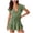 A1-Green, variant on Summer Gingham Romper for Women 2025 Dressy Casual Beach Vacation Short Plaid Smocked Jumpsuit Red, M