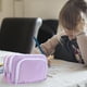 thumbnail image 4 of Pencil Case 027 Purple: Capacious Oxford Cloth Stationery Organizer with Zipper for School and Office, Holds Pens, Pencils, Makeup, Estuche de lápices 027 Púrpura: Organizador de papelería espacioso d, 4 of 7