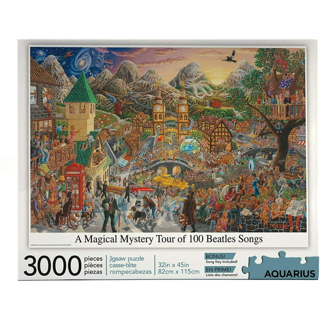 Rompecabezas Magical Mystery Tour Beatles Song Puzzle Aquarius 3000 piezas