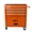 Orange, variant on Mobile Tool Cart with Wheels 4 Drawer Rolling Tool Cabinet for Garage Workshop - Orange Steel Organizer