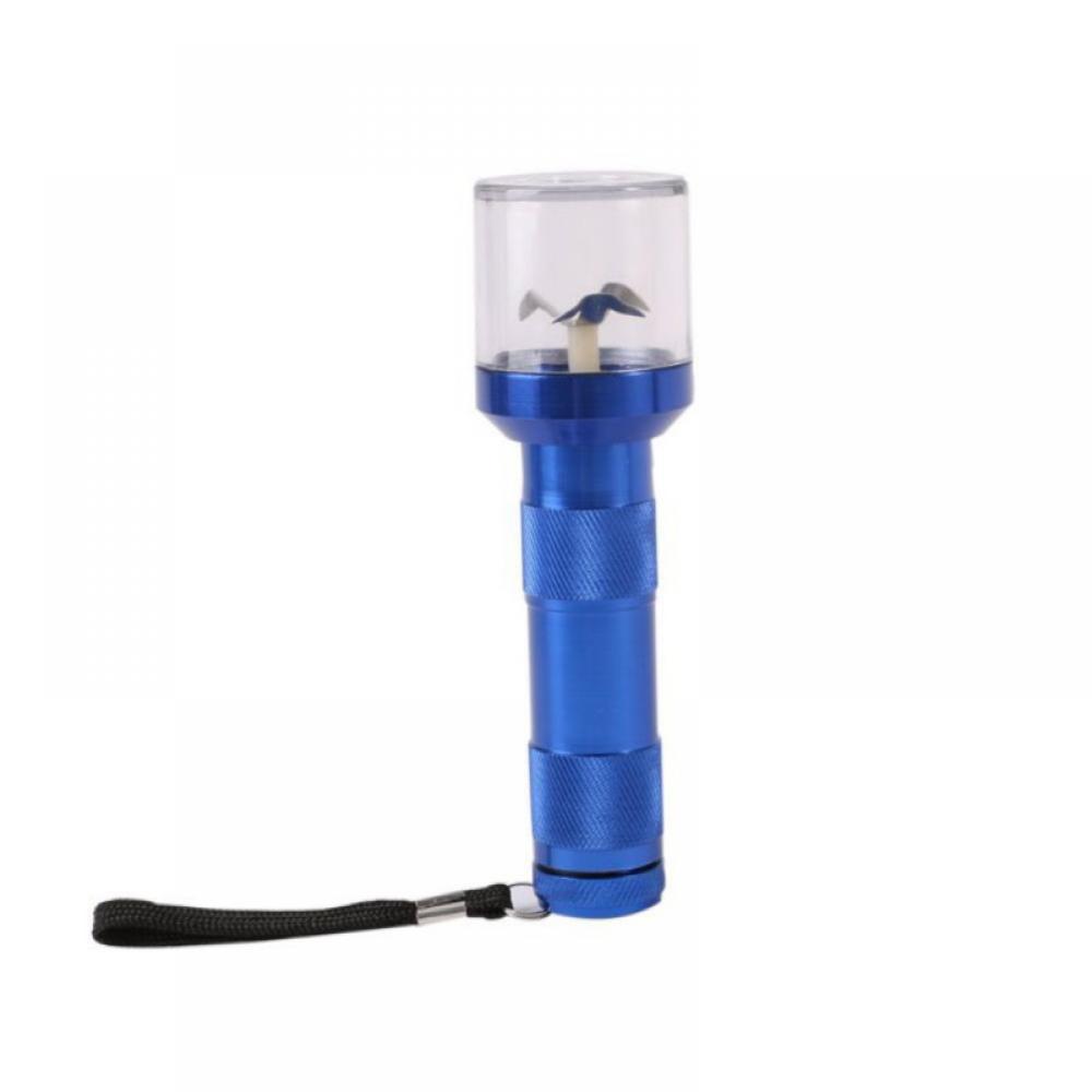 Herb Tobacco Leaf Electric Grinder Flashlight Shaped Mill Smoke Spice